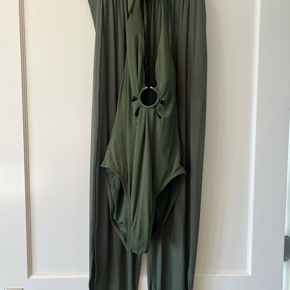 Robin piccone One piece swimsuit and matching pants